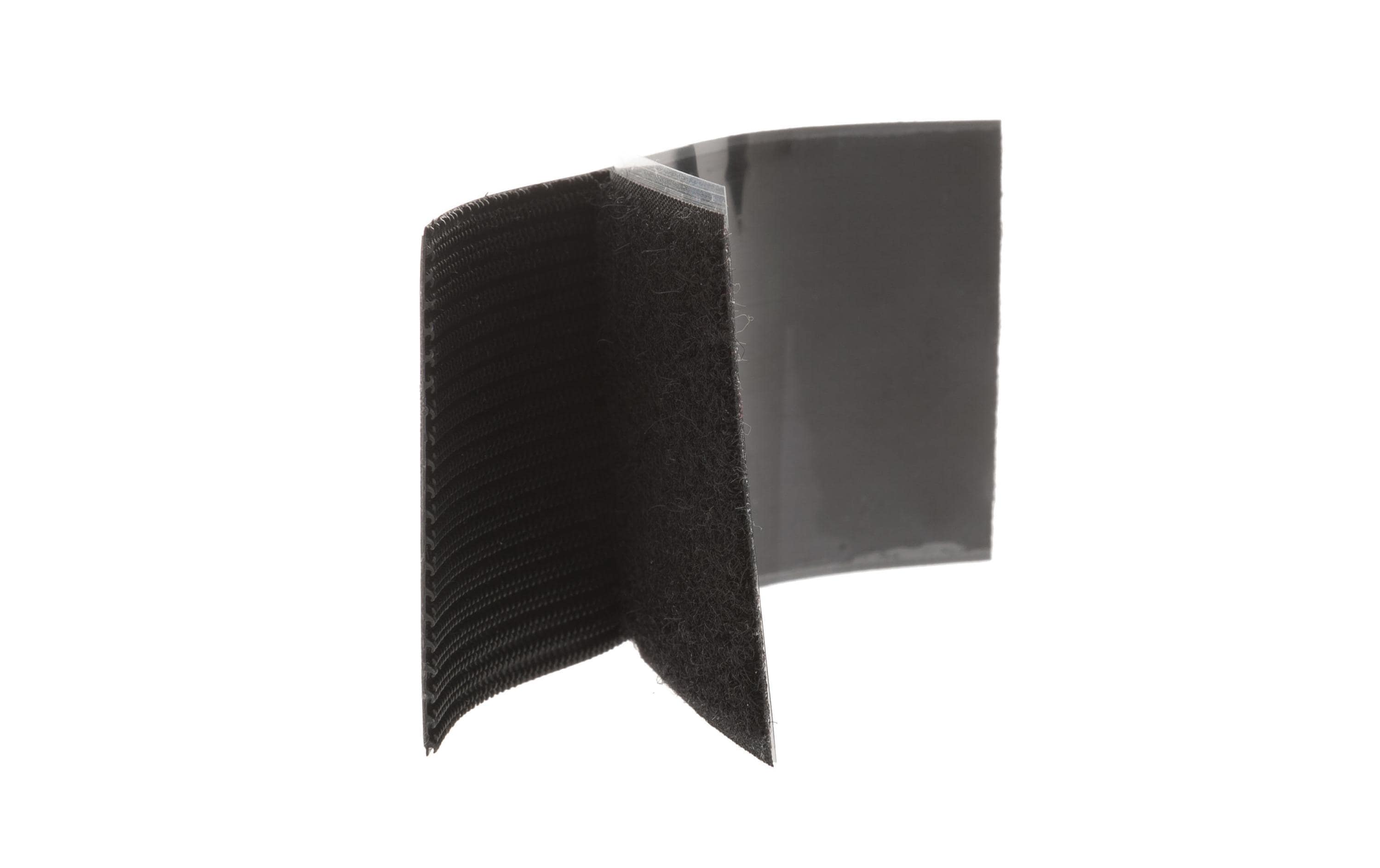 Klettband 50 x 100 mm selbstklebend Schwarz, 2 PaareKlettbandbox
