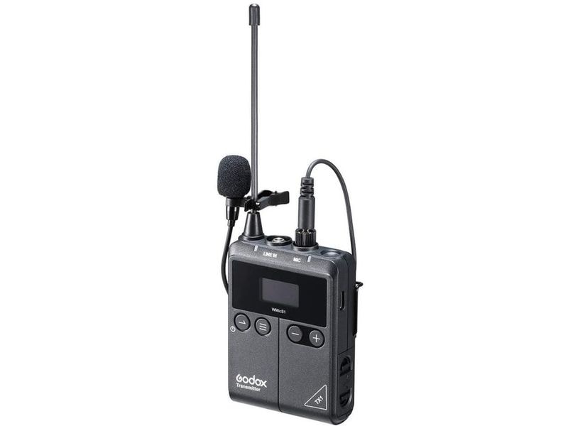 Godox Übertragungssystem WmicS1 UHF Wireless Transmitter TX Zusätzlicher Funksender für das Godox Wmic-System