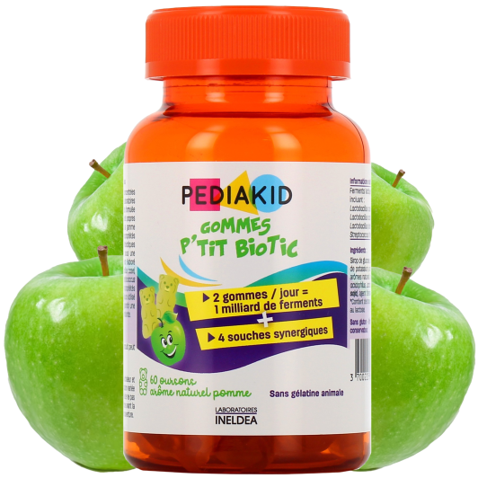 Pediakid P'tit Biotic gommes : probiotiques enfant - Dès 3 ans