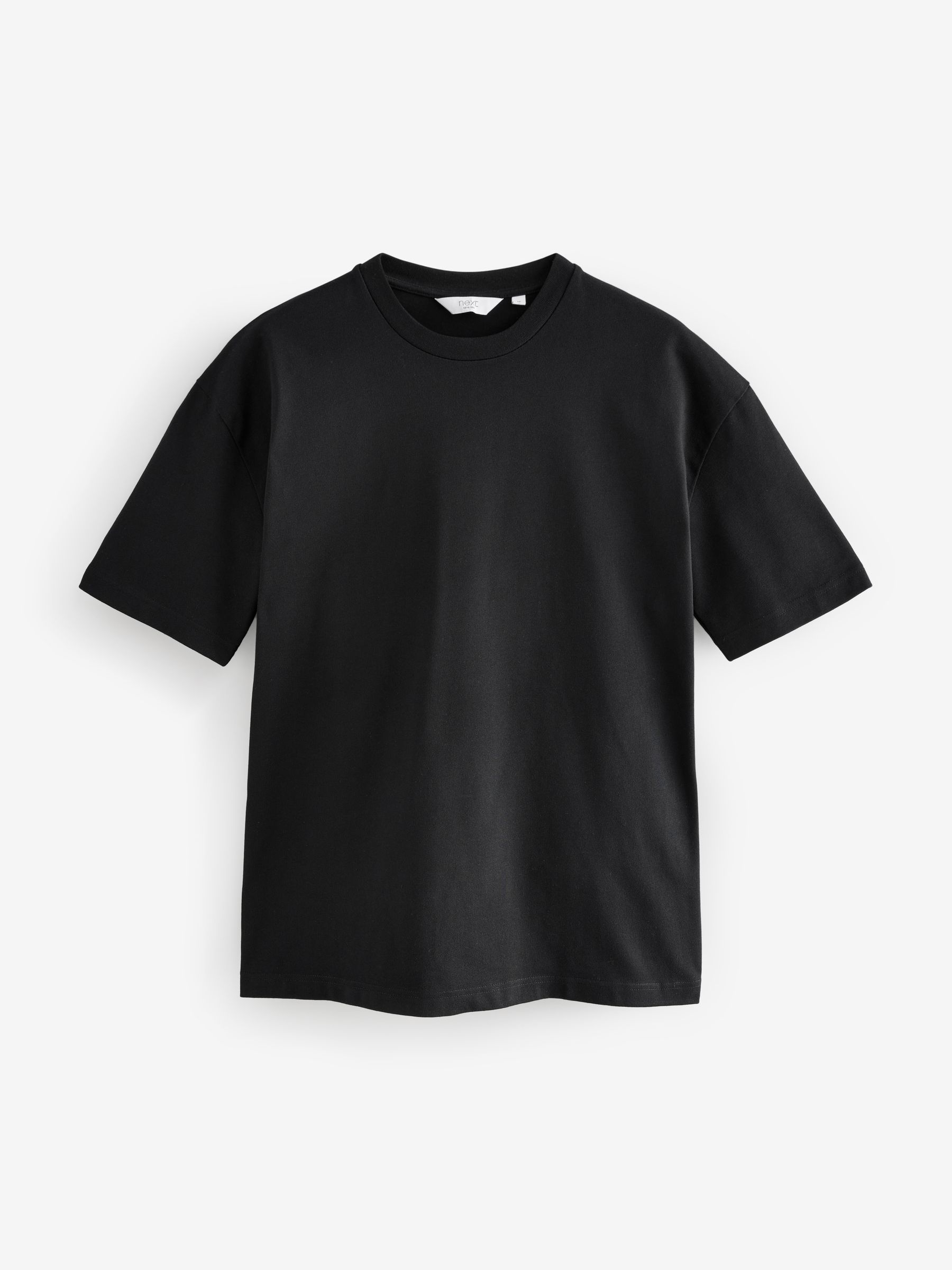 Zwart - Relaxed fit - Verpakking van 3 T-shirts van zware stof