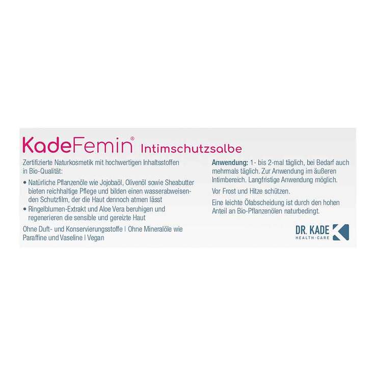 Kadefemin Intimschutzsalbe, 50 ml