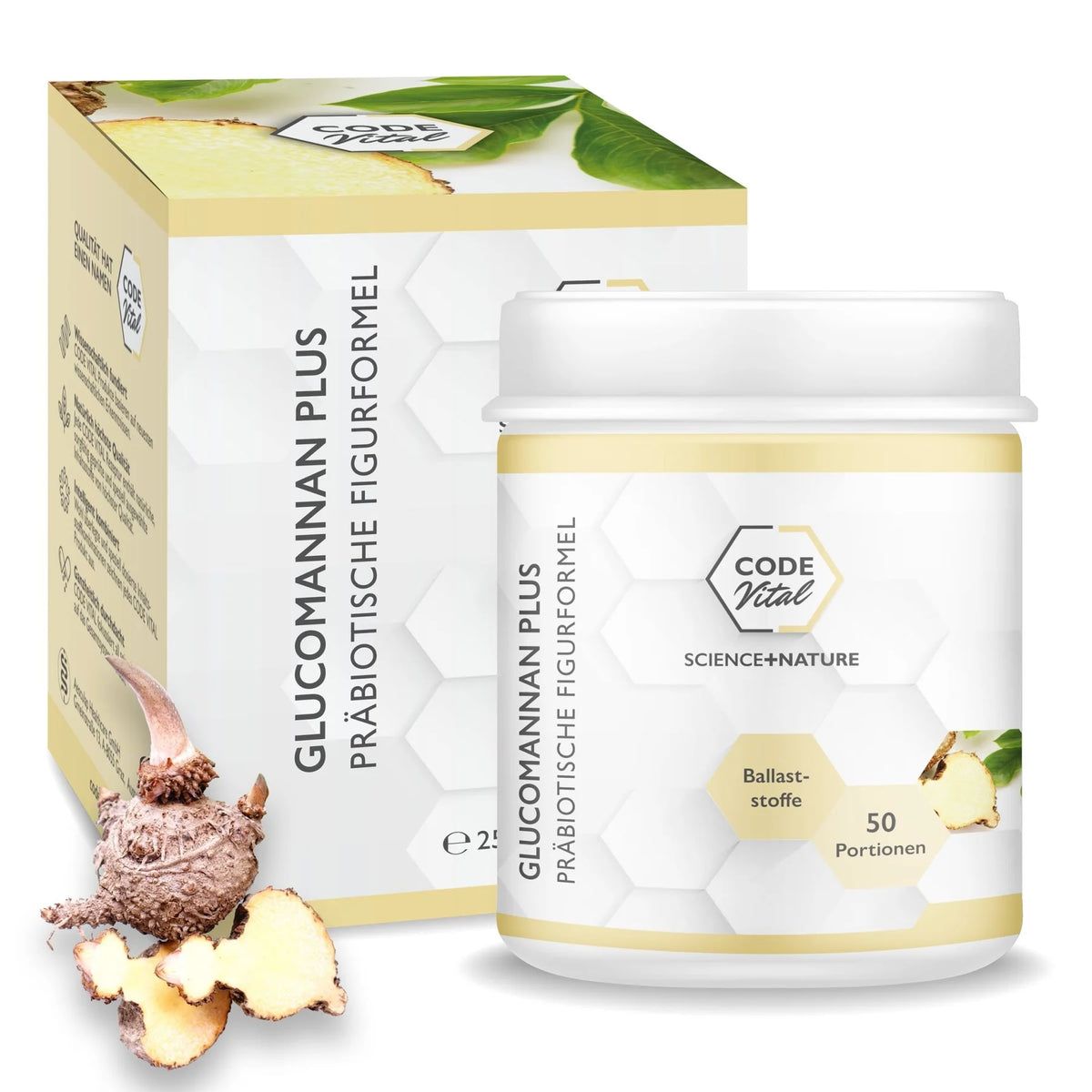 CODE Vital Glucomannan Plus, Präbiotische Figurformel + Sättigungseffekt