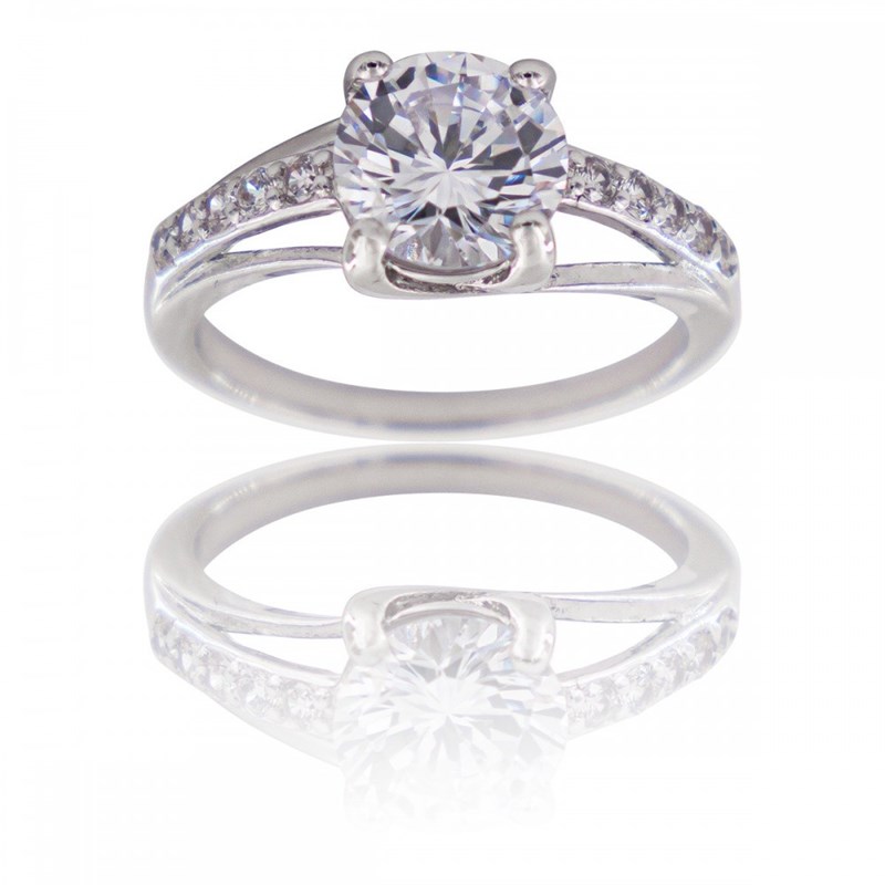 Bague Femme Rhodium GIENA