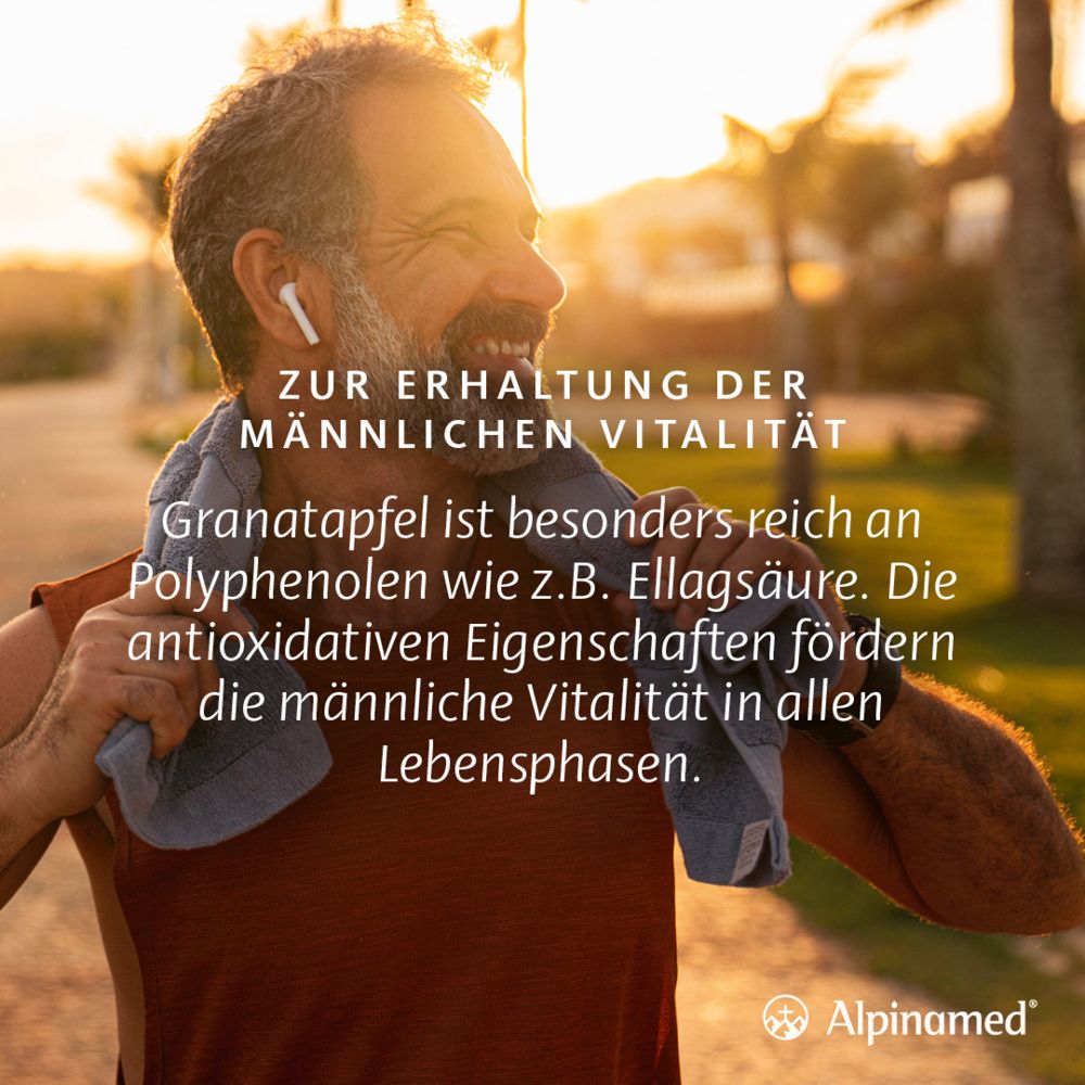Alpinamed® Prosta Plus Kapseln unterstützen eine normale Harnfunktion von Männern *