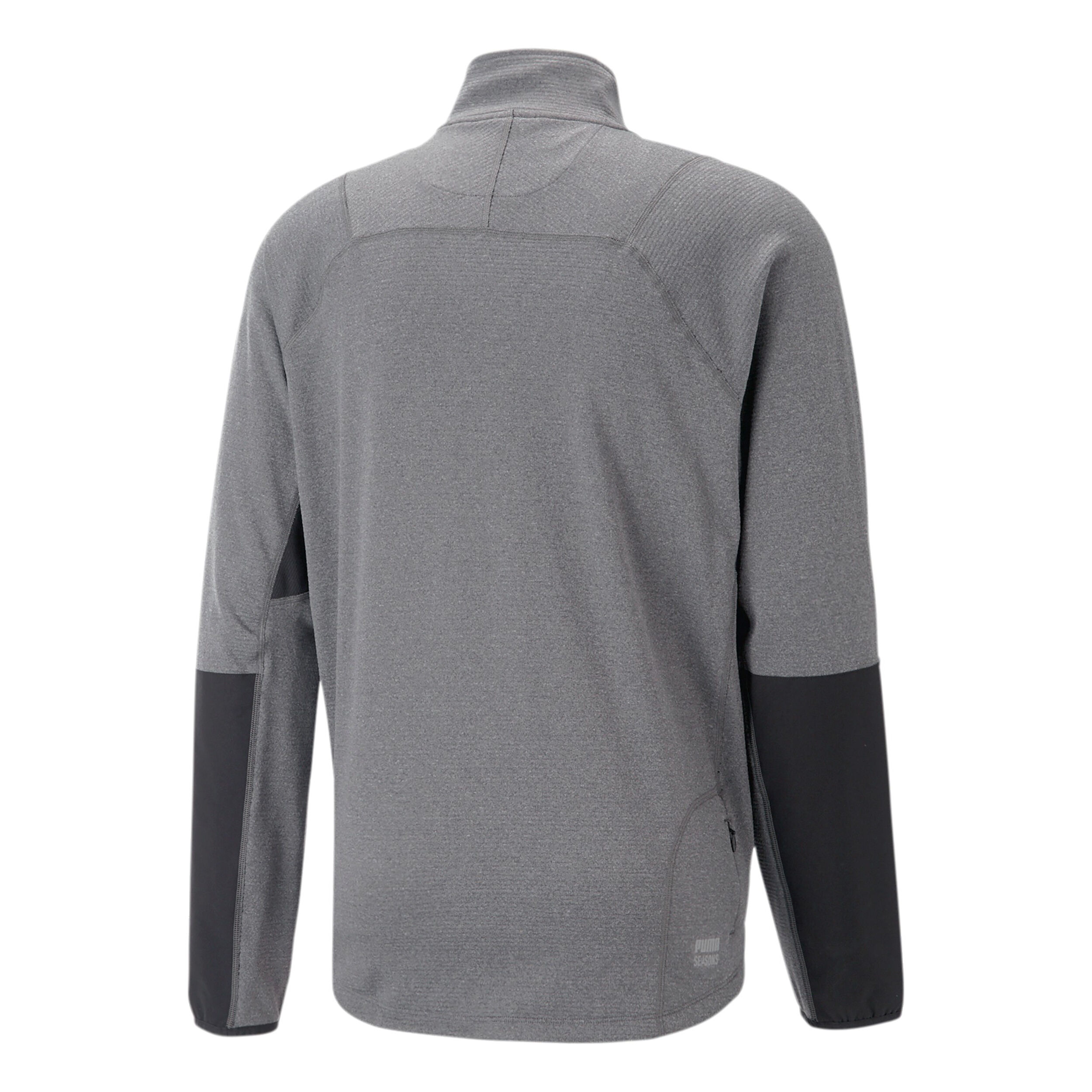 Puma Seasons Raincell Half-Zip Top De Course Hommes - Gris , Noir