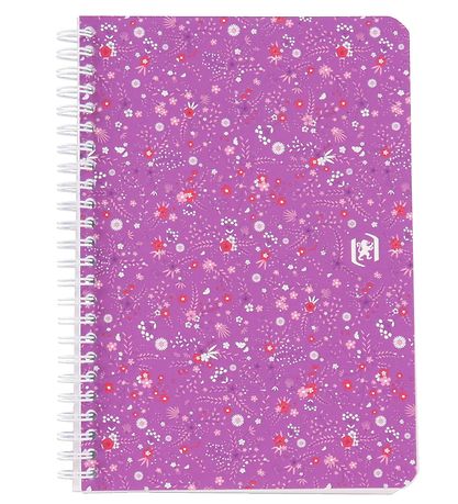 Oxford Notizbuch - 1 Buch - Floral - Quadratisch - A5 - Gemischt
