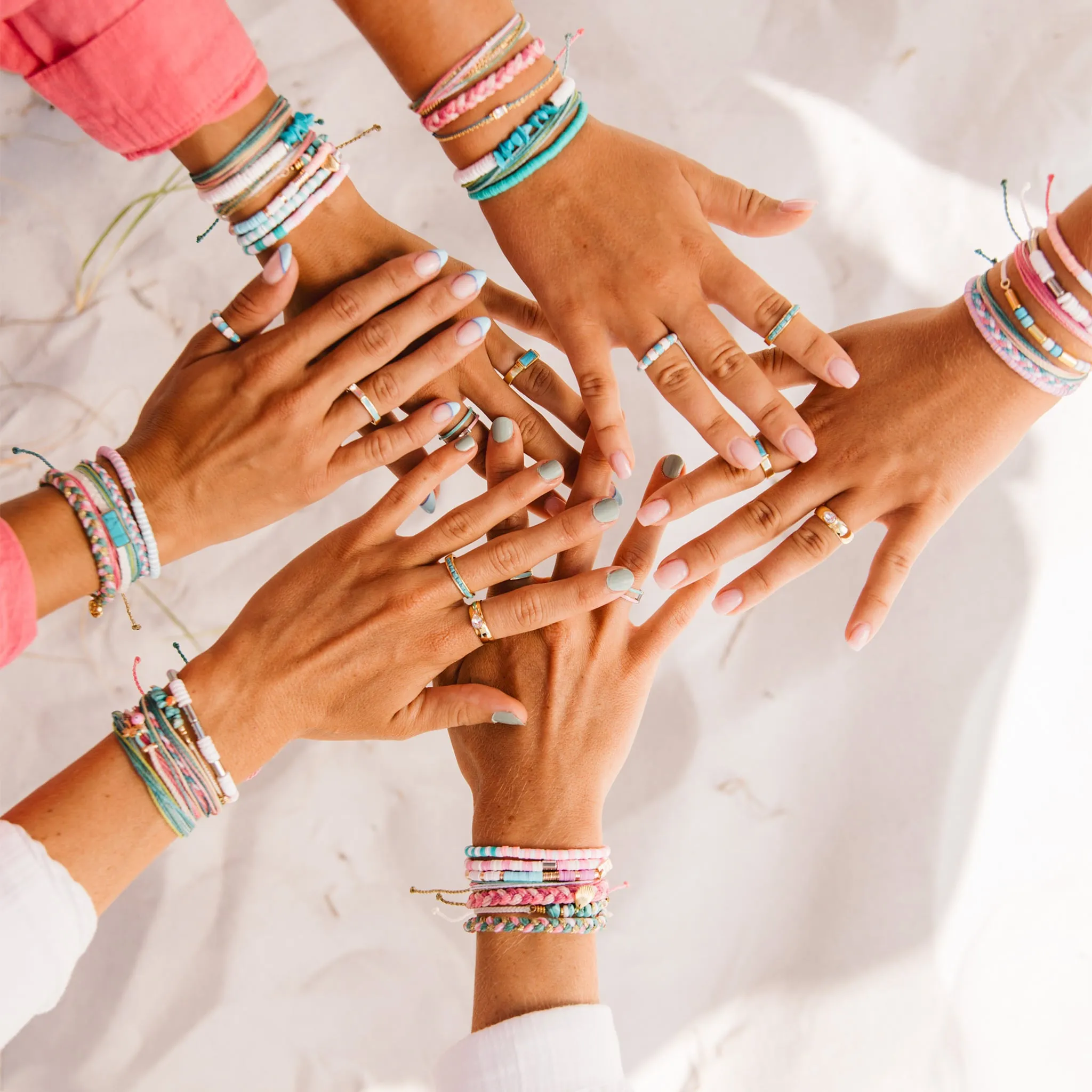 Puravida Bracelet Tressé Cross My Heart