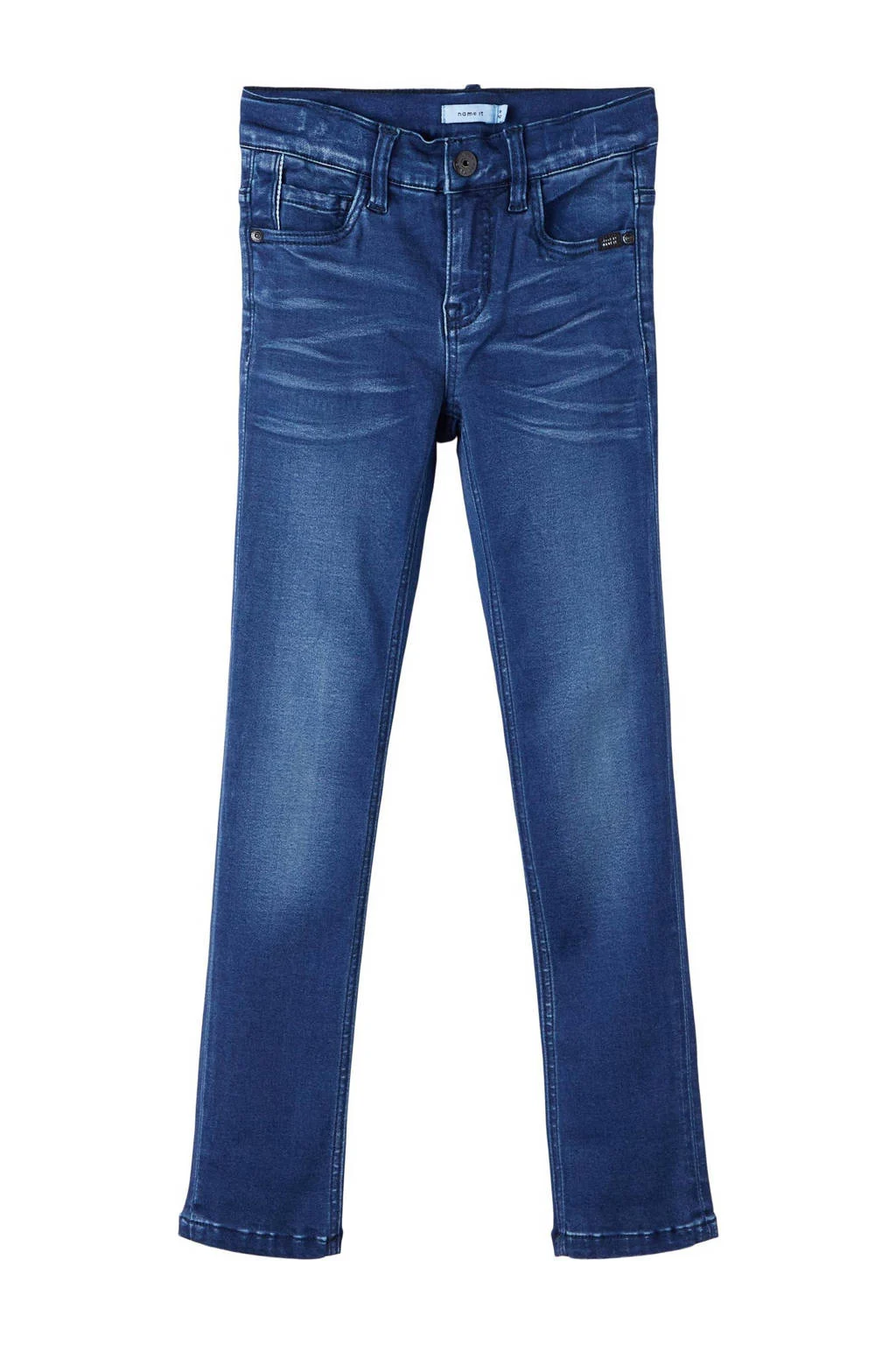 NAME IT slim fit jeans NKMTHEO dark blue denim