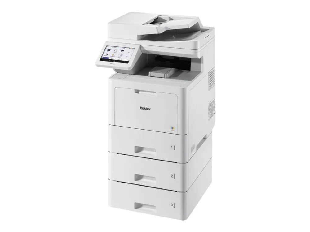 Brother MFC-L9670CDNTT - Multifunktionsprinter - farve - laser - A4/Legal (medie) - op til 40 spm (kopiering) - op til 40 spm (udskriver) - 1620 ark - 33.6 Kbps - Gigabit LAN, USB 2.0, USB 2.0 vært, NFC