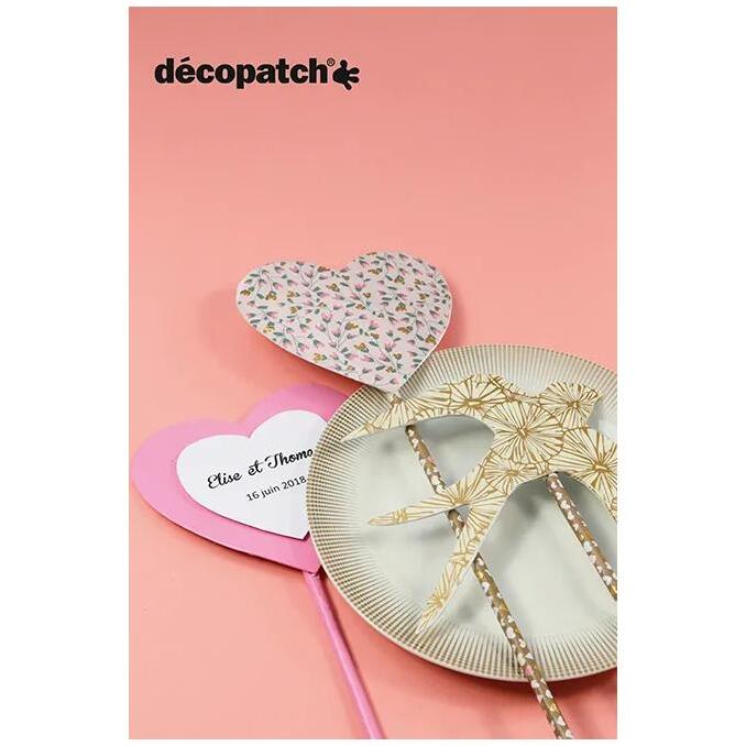 Baguette coeur 12x1x39cm - Kraft