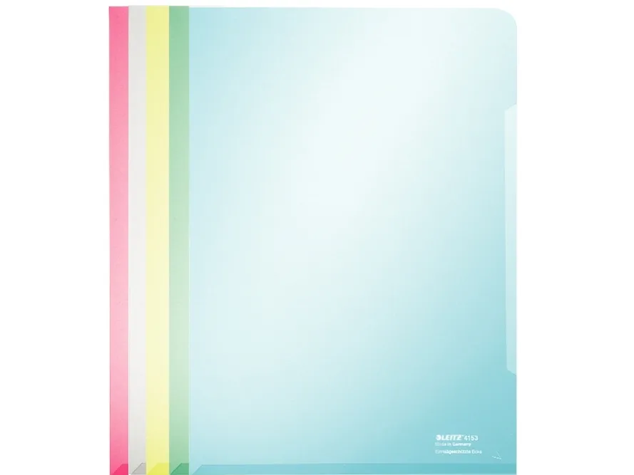 Leitz - L-formet mappe - for A4 - kapacitet: 40 ark - assorterede farver