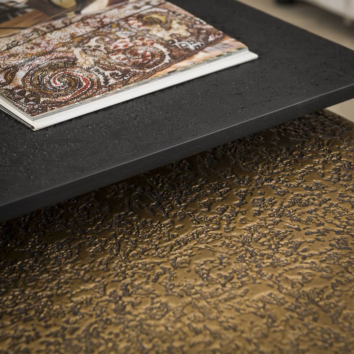 Salontafel Metallica Brons & Zwart