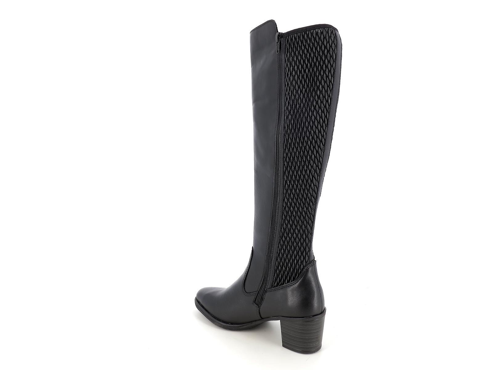 Rieker-Y2050 Cuir Noir
