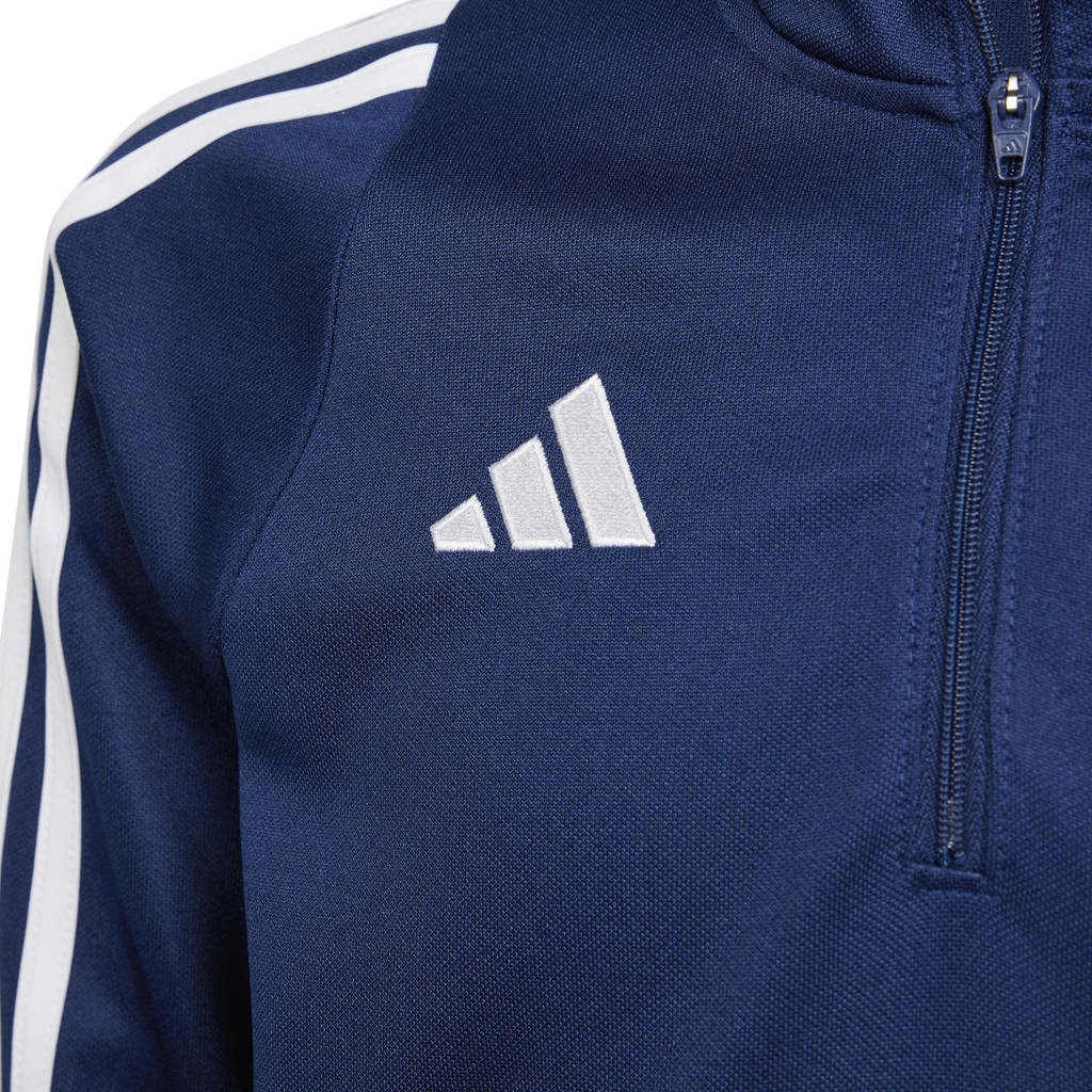 adidas Juniorvoetbalsweater TIRO 24 donkerblauw/wit