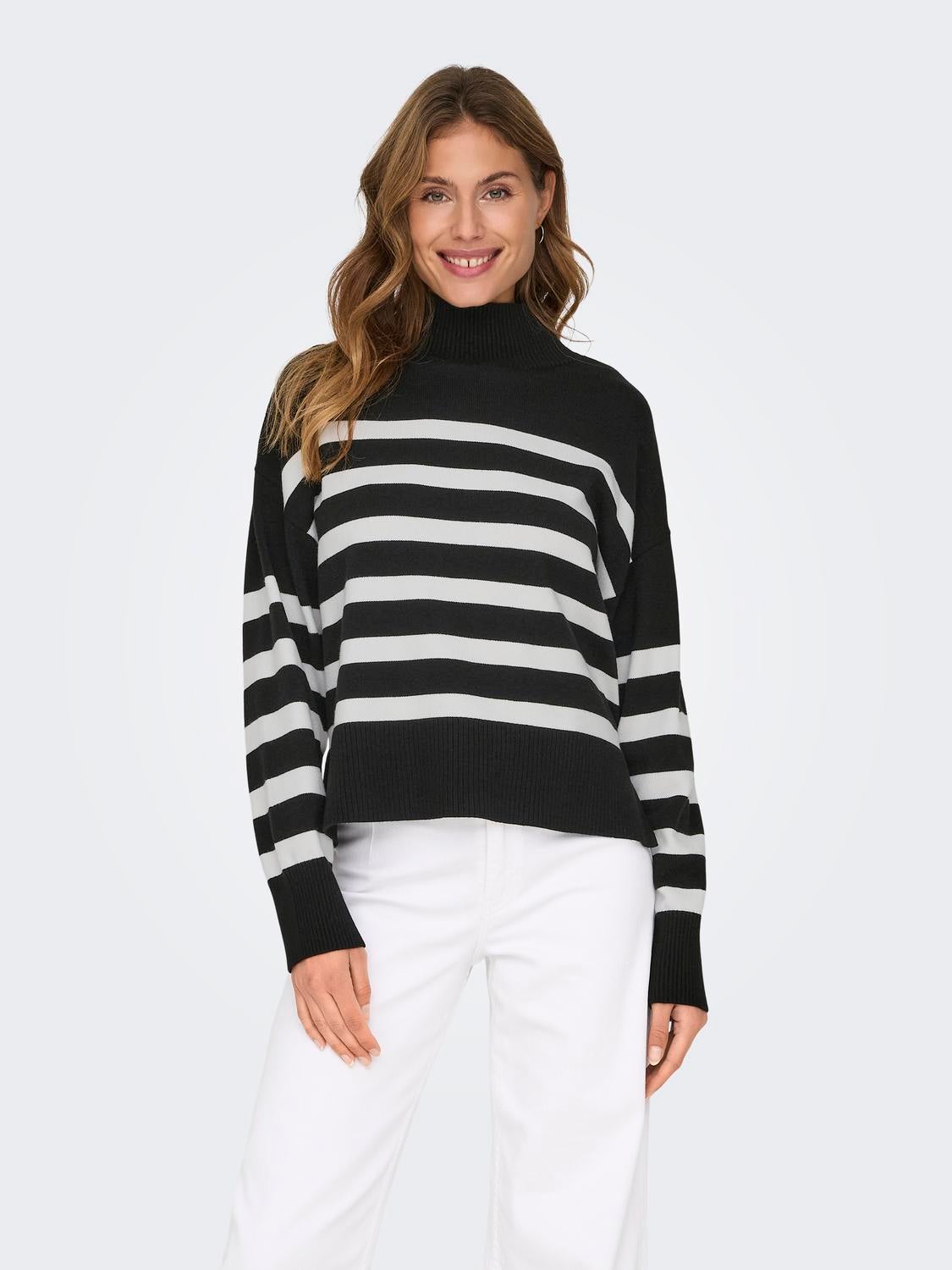 ONLBARI Strickpullover Black