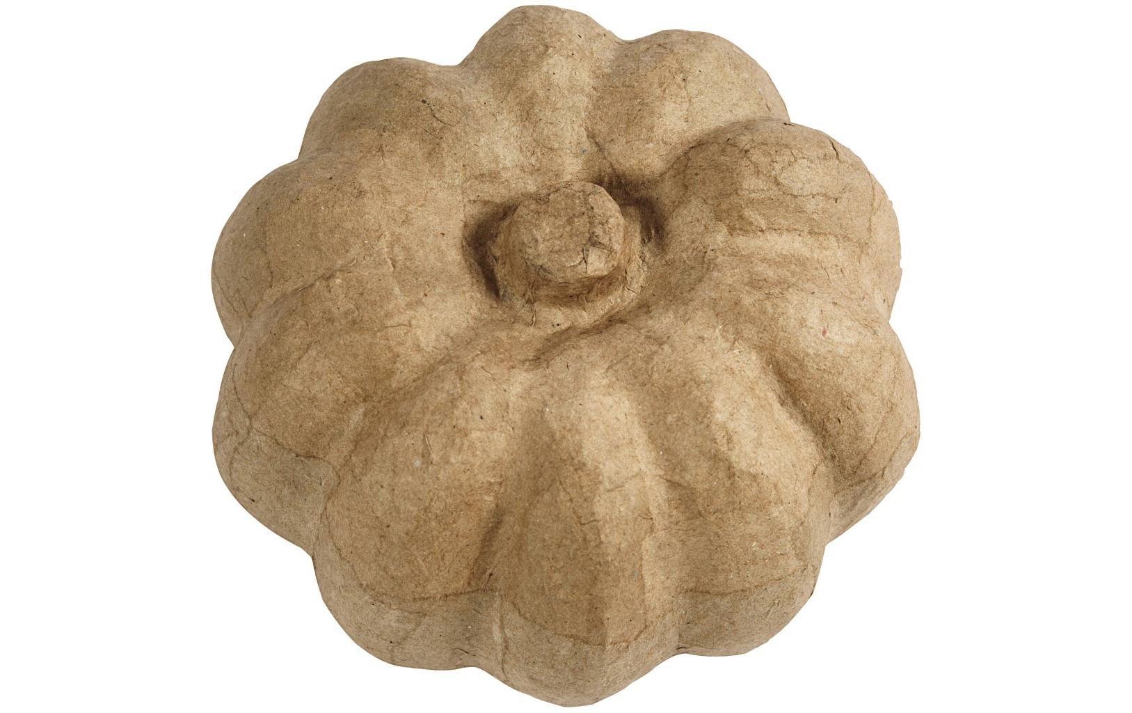 Pappartikel Papp-Kürbis 16 x 10 cmKürbis aus Pappmaché