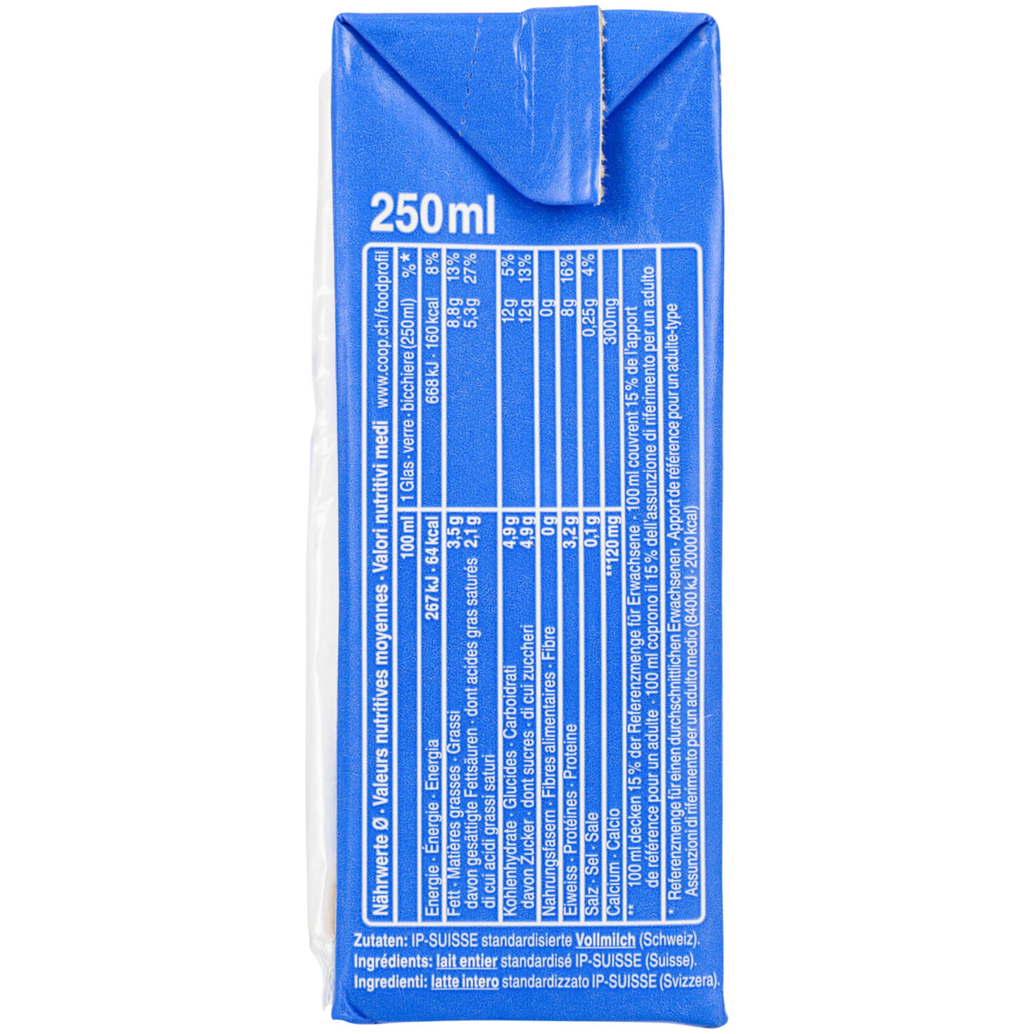 Vollmilch UHT 3.5% IP-Suisse