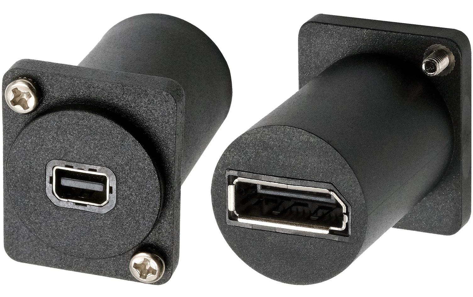 Adapter EX-49169 Buchse zu BuchseExsys D-Typ Adapter Mini DisplayPort Buchse zu DisplayPort Buchse