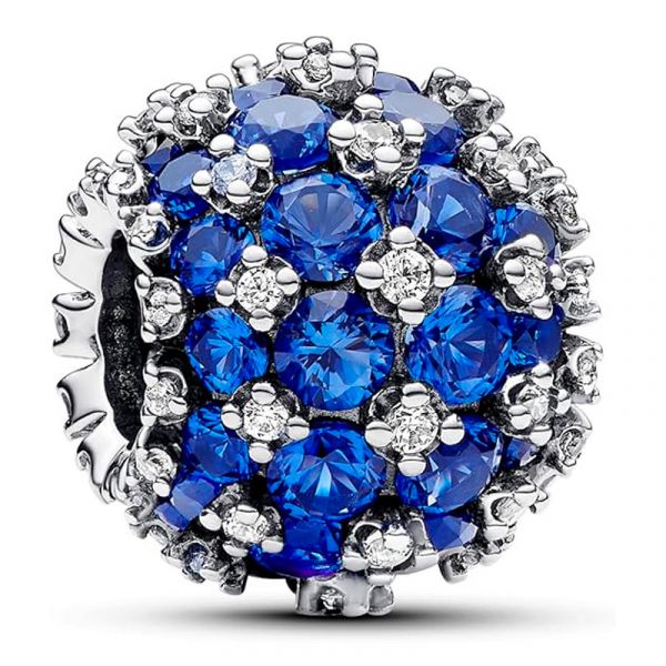 Pandora Joalheria Pingente Azul Redondo Brilhante em Pavé 792630c02