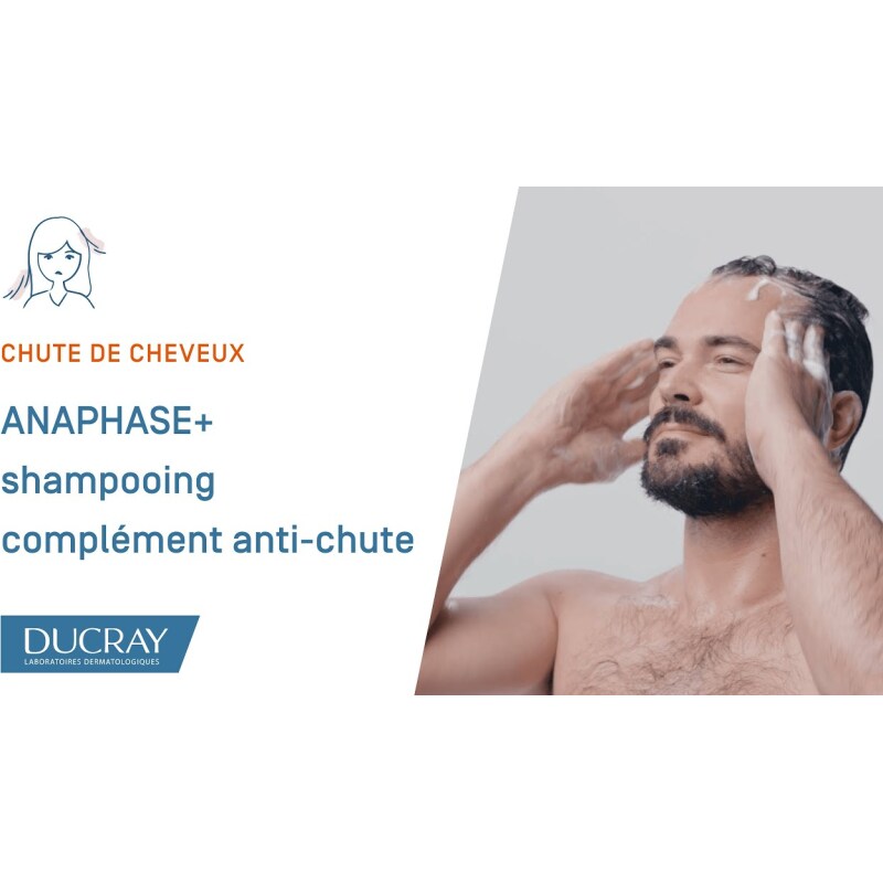 Shampooing Complément Antichute Ducray ANAPHASE+ - Tube de 200 ml