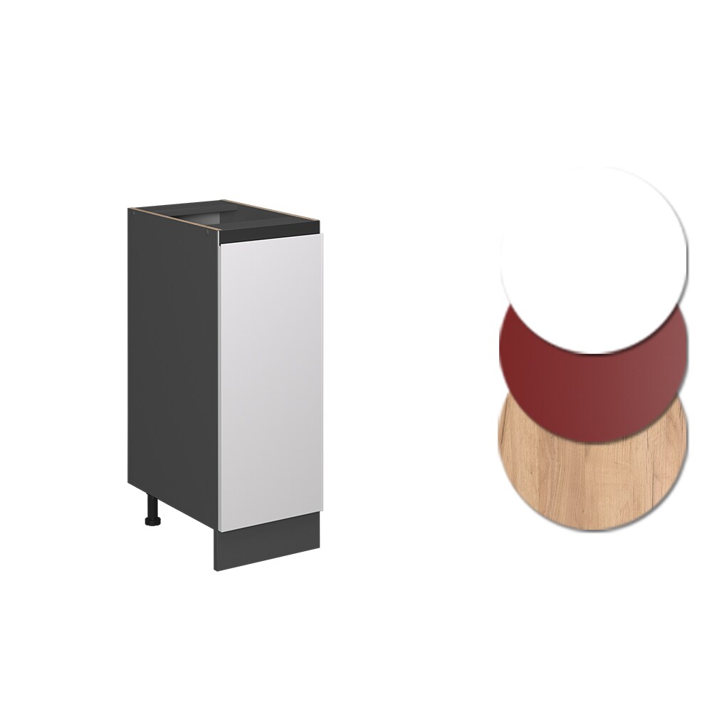 Vicco Apothekerunterschrank Küchenschrank Küchenmöbel R-Line J-Shape Anthrazit Weiß 30 cm modern