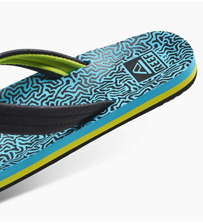 Reef JR Kids AHI Blue Coral Teenslippers