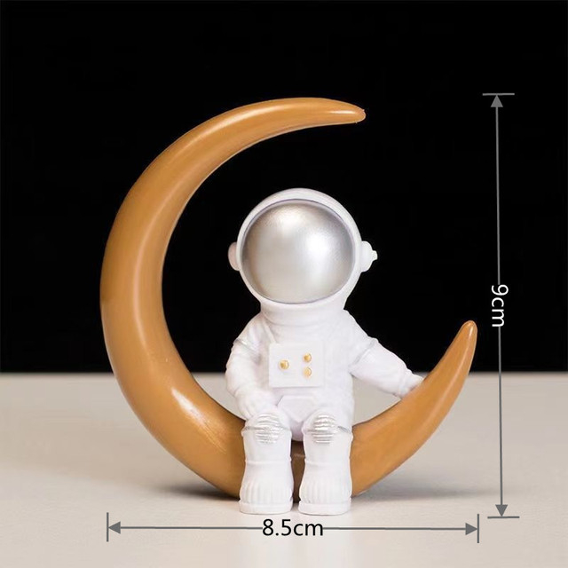 (4er Set) 7-10cm Deko Weltall Figuren Home Accessoire - Astronauten