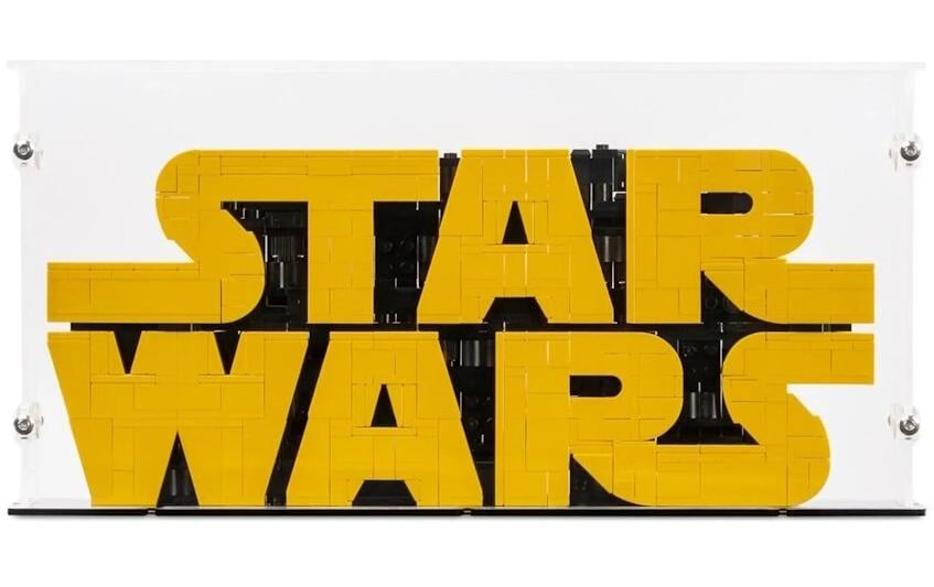 Acryl-Display für Star Wars Logo aus LEGO Steinen 75407Elegantes Acryl-Display für die LEGO Sammlung