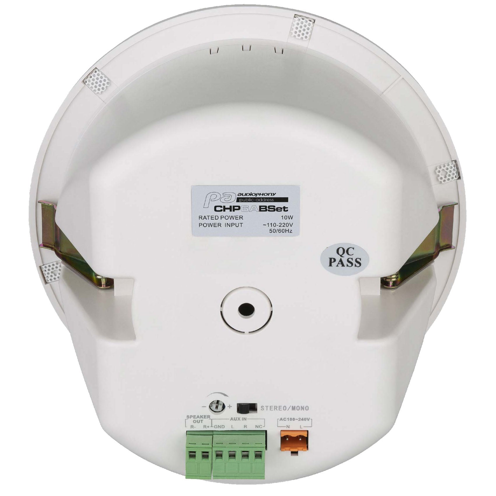 Audiophony CHP6A-BSet 6,5 inch plafondspeakers 10 watt wit - 8 Ohm (set van 2)