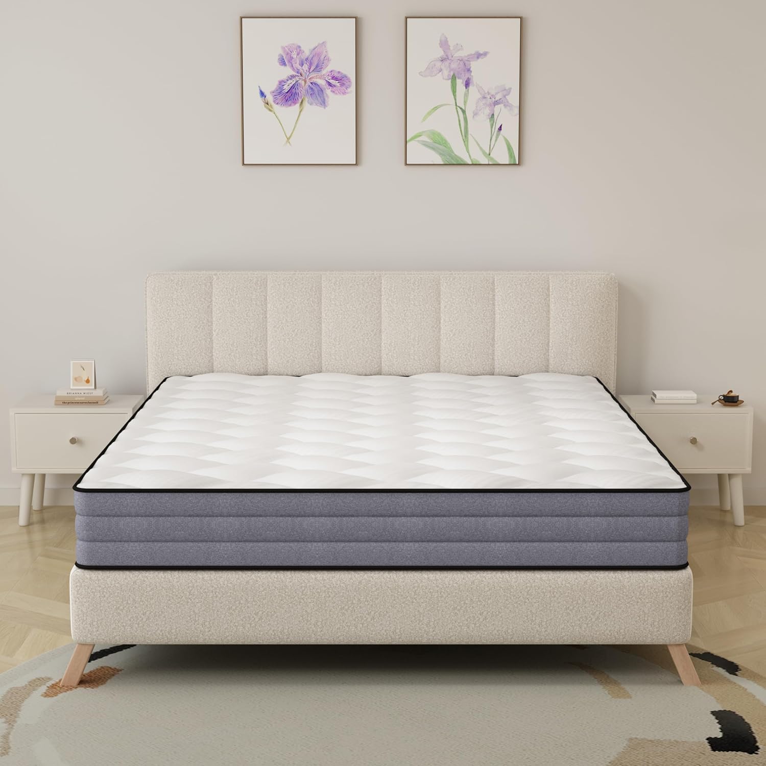 Matratze 120x200 cm, Taschenfederkern mit 7-Zonen & Kaltschaum – Orthopädische Komfortmatratze für Breitere Einzelbetten & Paare, Allergiker geeignet (Oeko-TEX) – Geräuscharm im Lieferkarton
