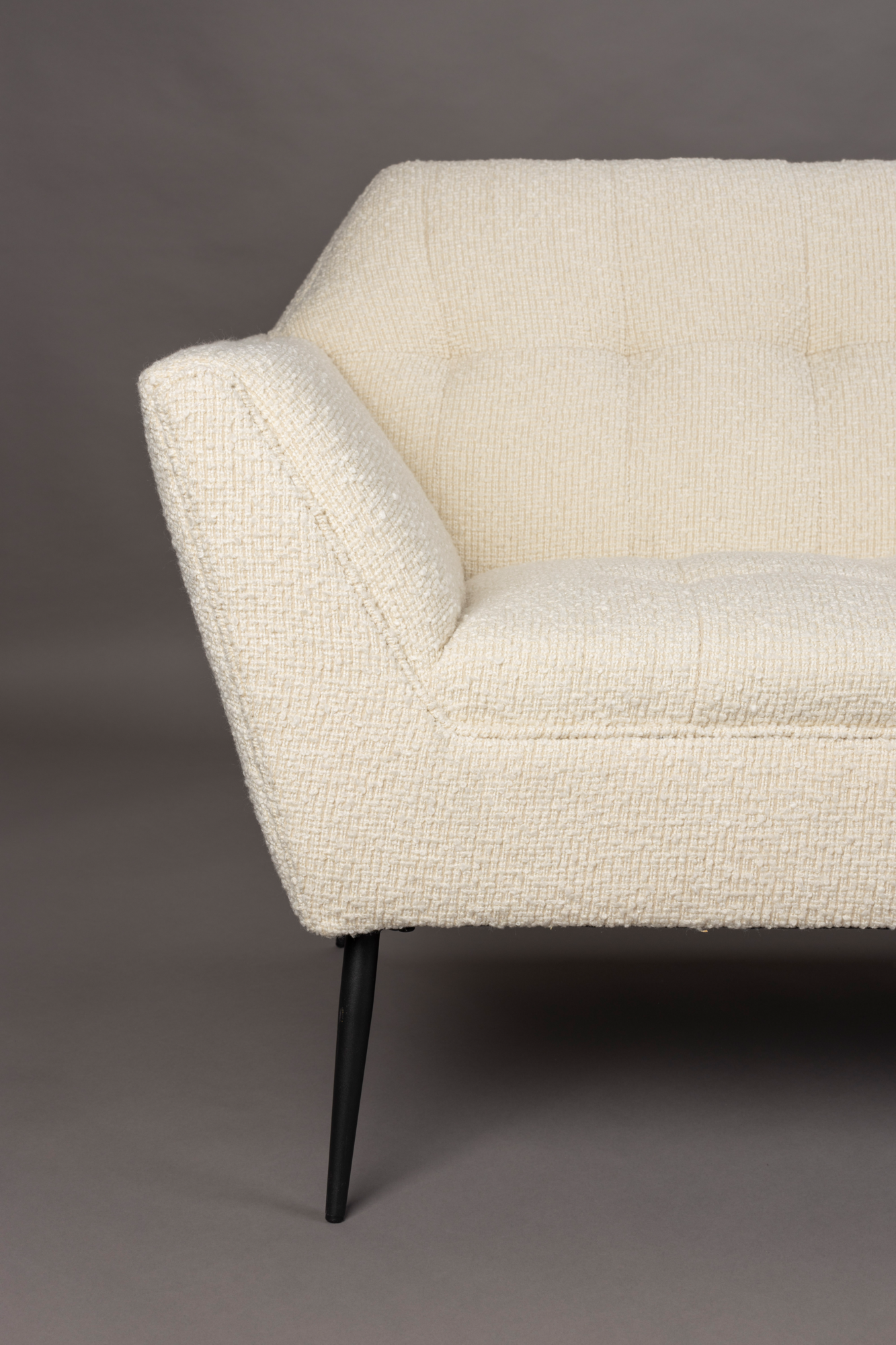 Fauteuil Kate bouclé beige