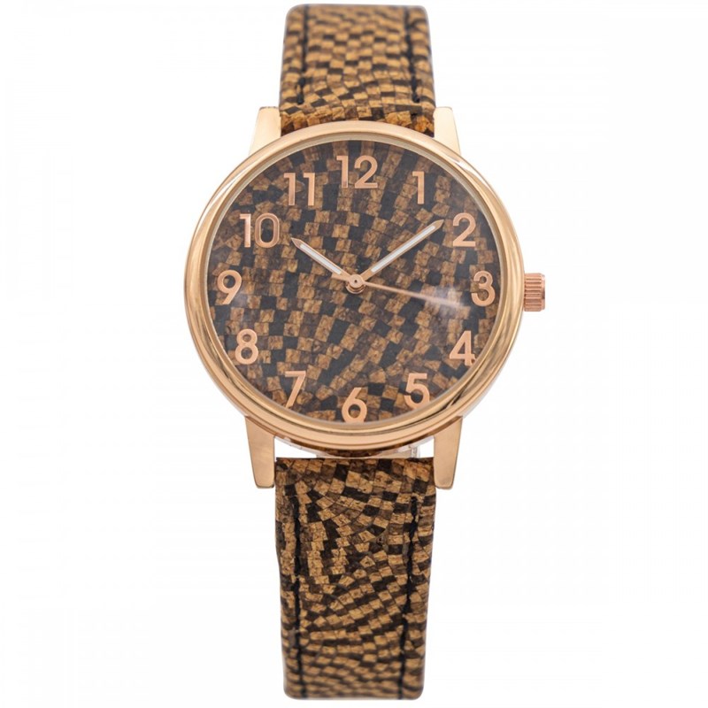 Montre Femme CHTIME bracelet Cuir Marron