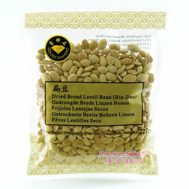 Golden Diamond Gedroogde Brede Linzen Bonen (Bin Dau) 227g