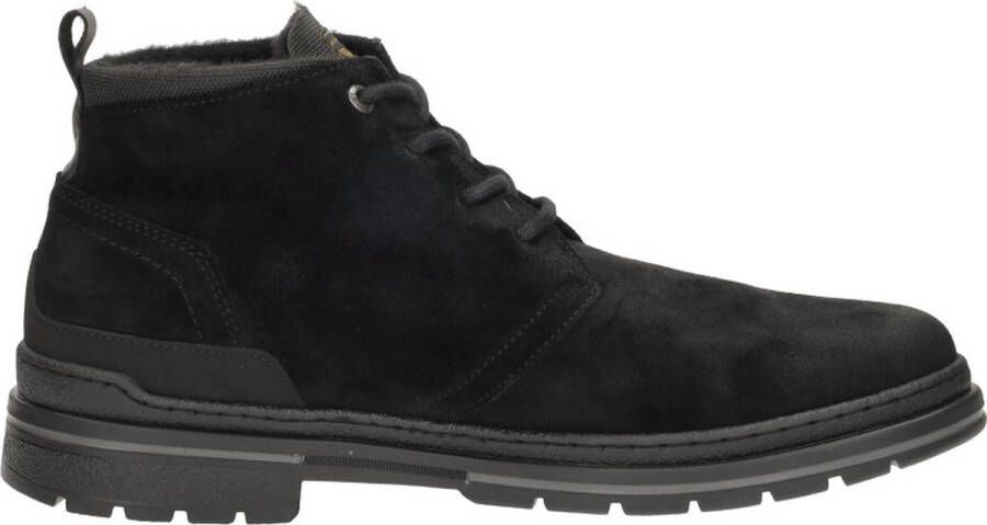 PME Legend Zwarte Suède Veterboots Superfletch Black Heren