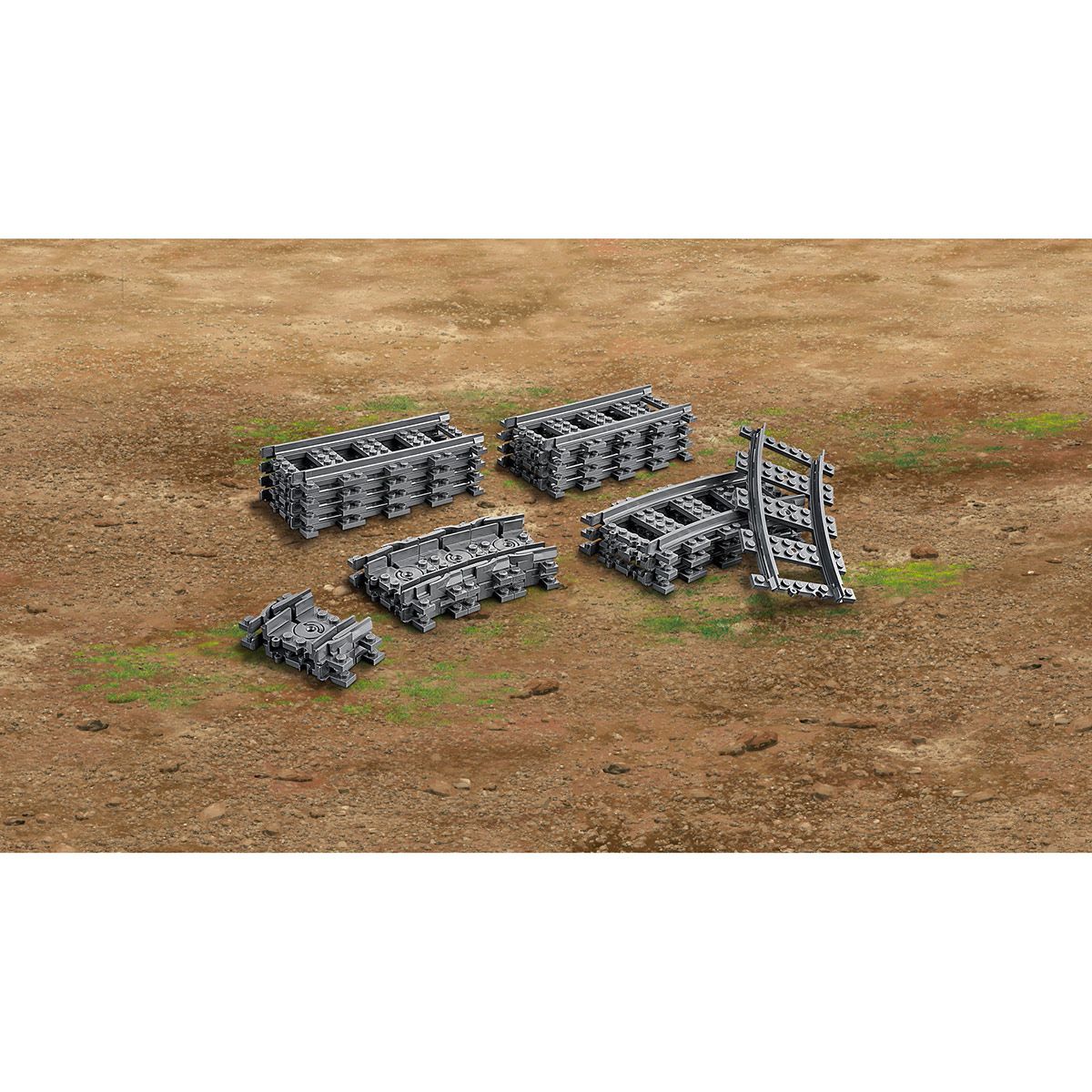 Pack de rails LEGO City 60205