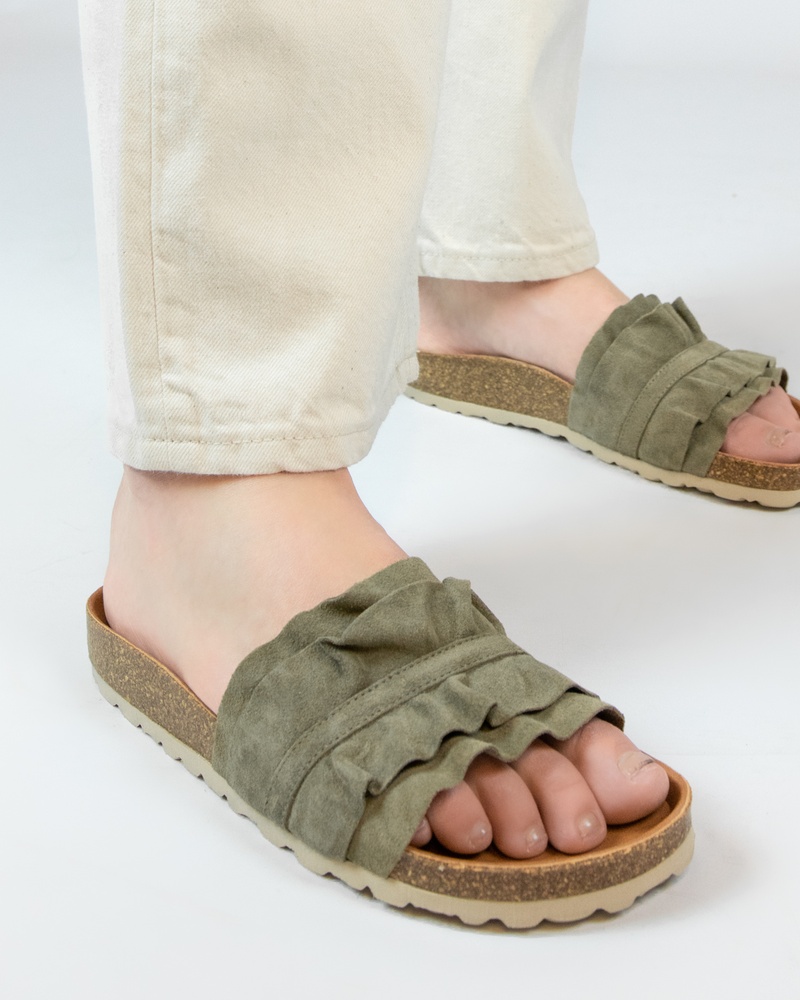 Verbenas Rocio Slippers  - groen