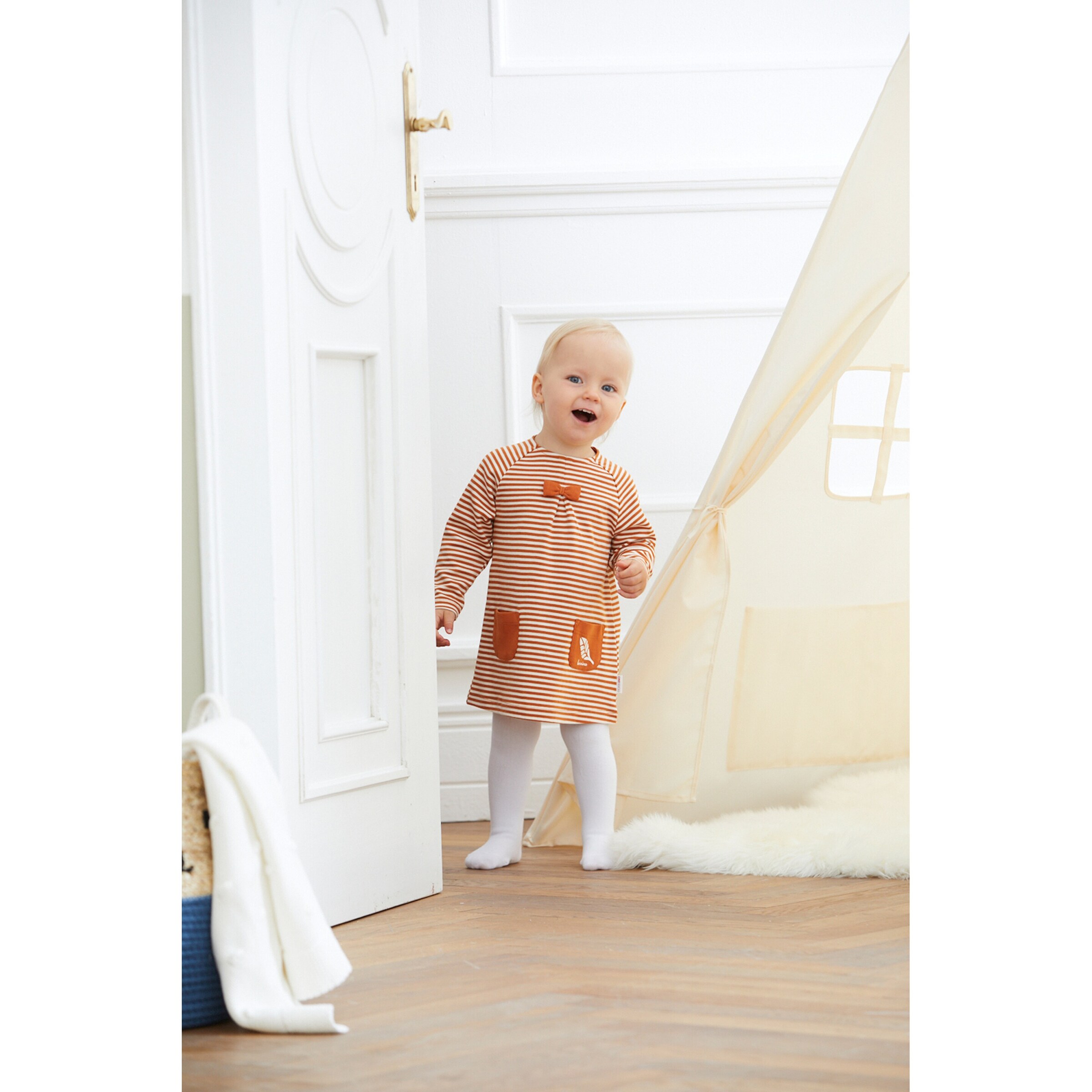 Bornino - Leafs Sweat-Tunika Ringel