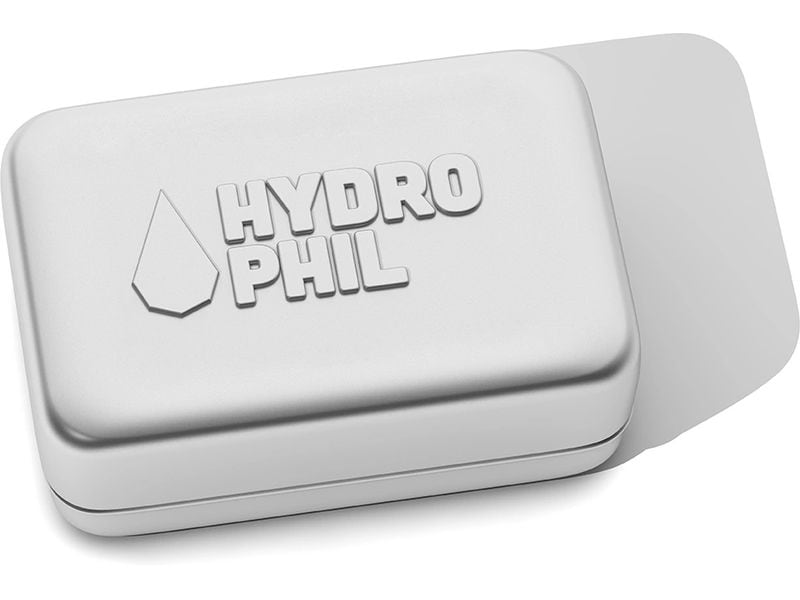 Hydrophil Seifendose Alu Rostfrei Aluminiumdose mit herausnehmbarem Siebeinsatz