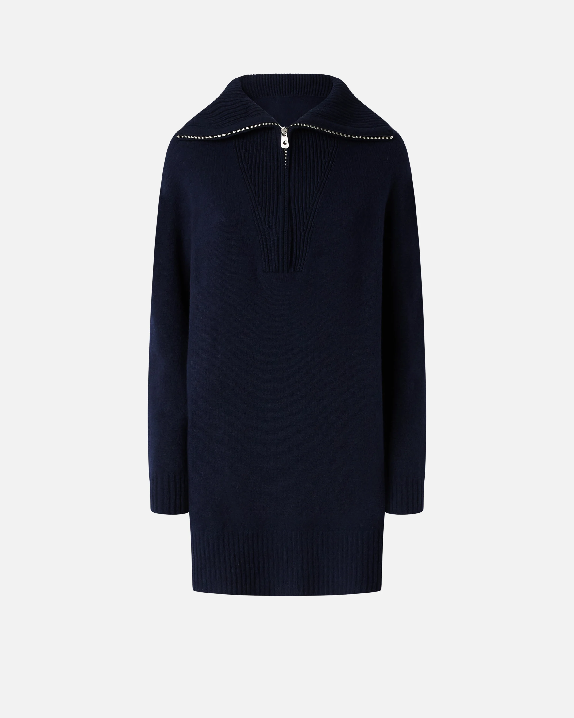Minirobe à col montant | Bleu