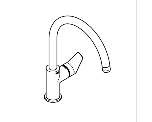 Grohe Quickfix keukenkraan START EDGE 2020 chroom 31369001