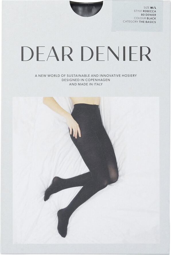 Dear Denier DD REBECCA 80 DENIER BLACK SMALL/ME Sort