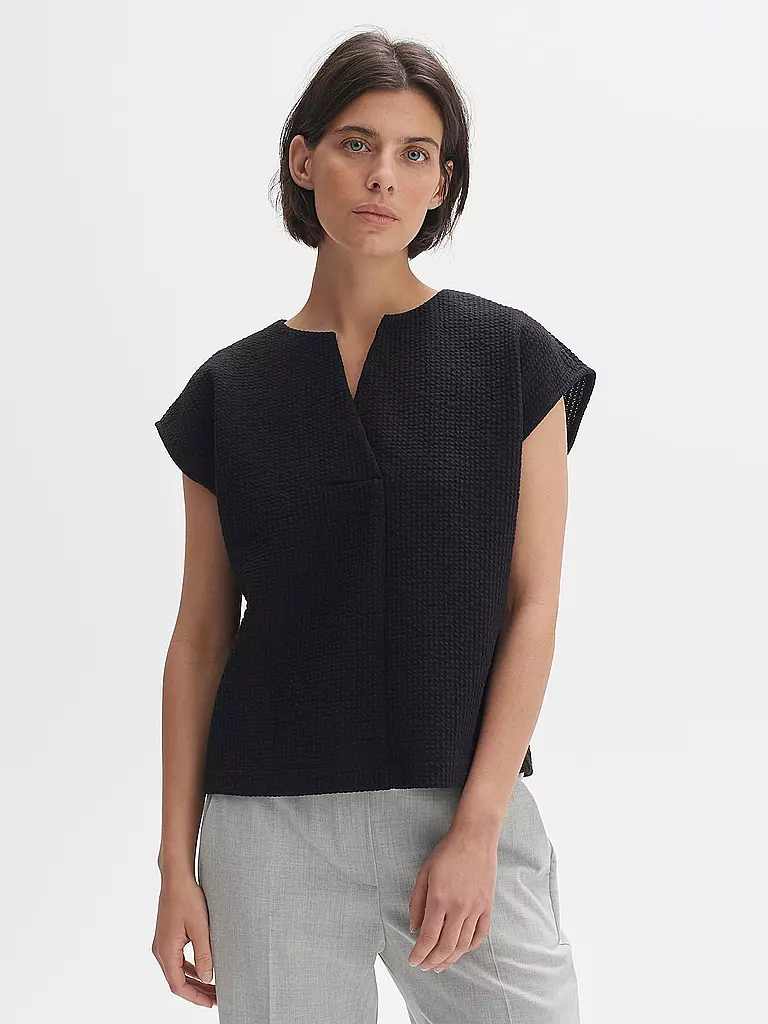 OPUS Blusenshirt GOSANN schwarz