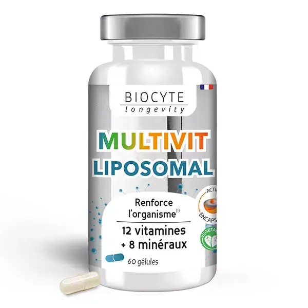 Biocyte Multivitamines Liposomal Système Immunitaire 60 Gélules