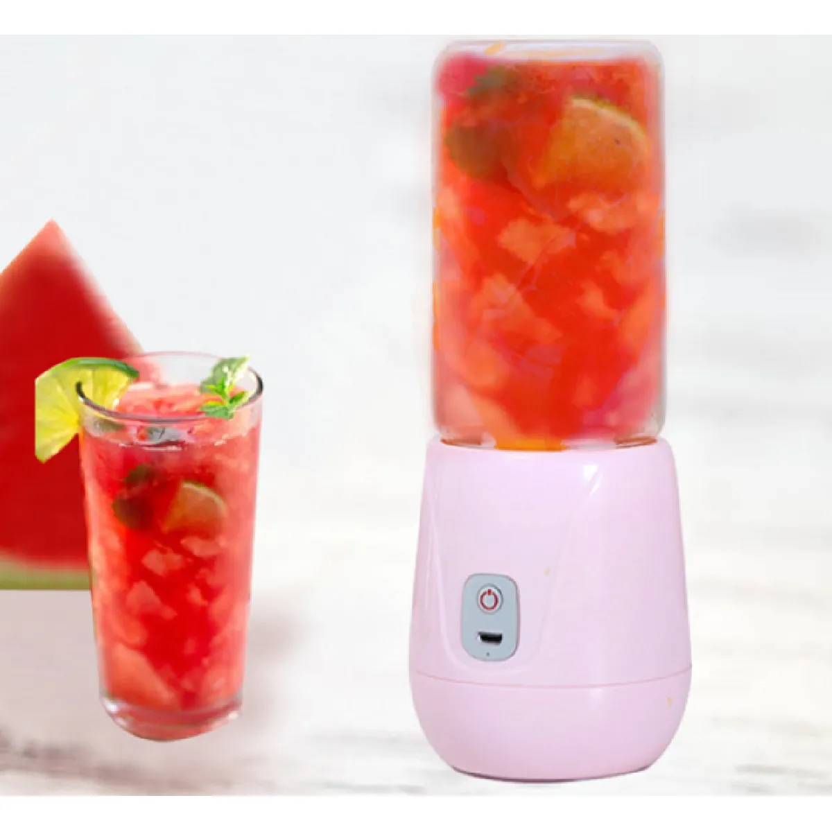 Universal Mélangeur Mini Portable - Rose