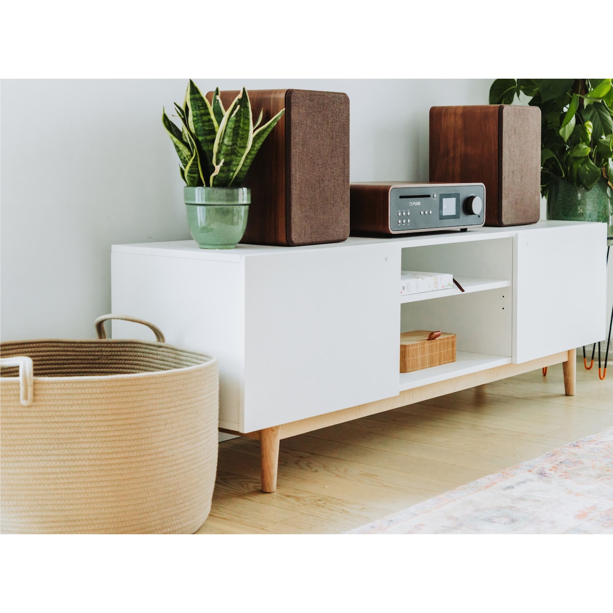 Pure Classic Stereo micro Hi-Fi system (kaffe)