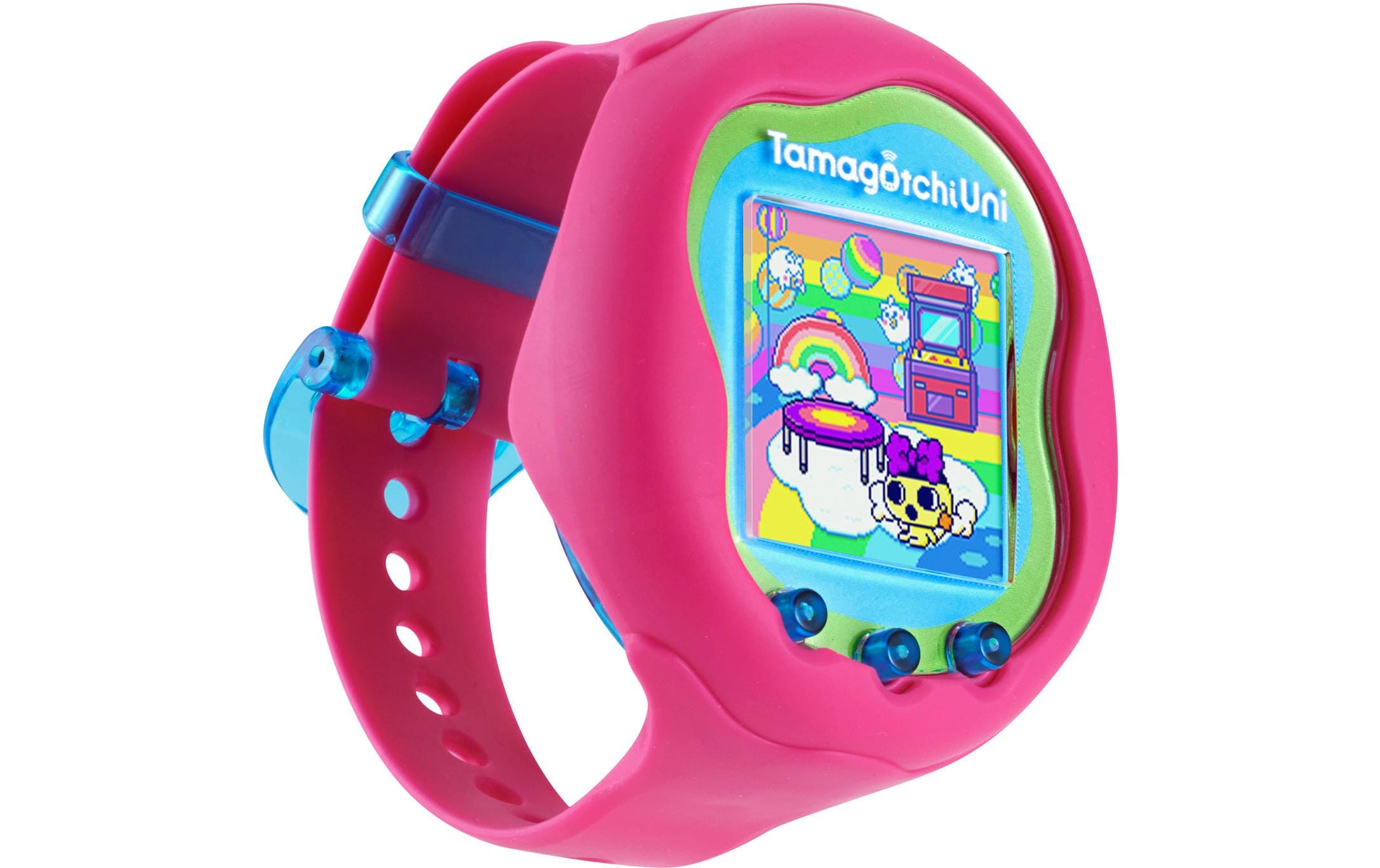 Tamagotchi Uni RosaVirtuelles Haustier mit Armband