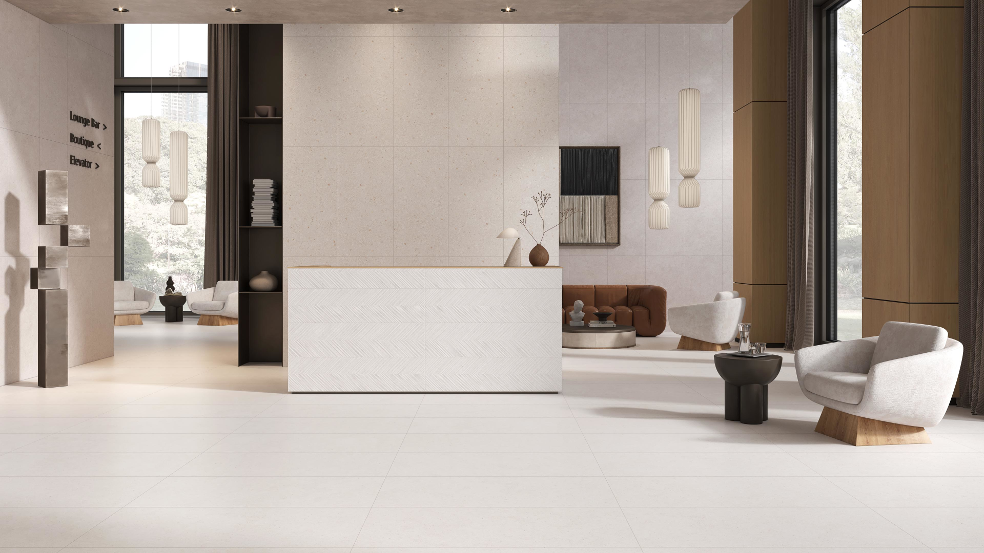 Valence Orizz vloertegel bianco mat 60x120cm wit