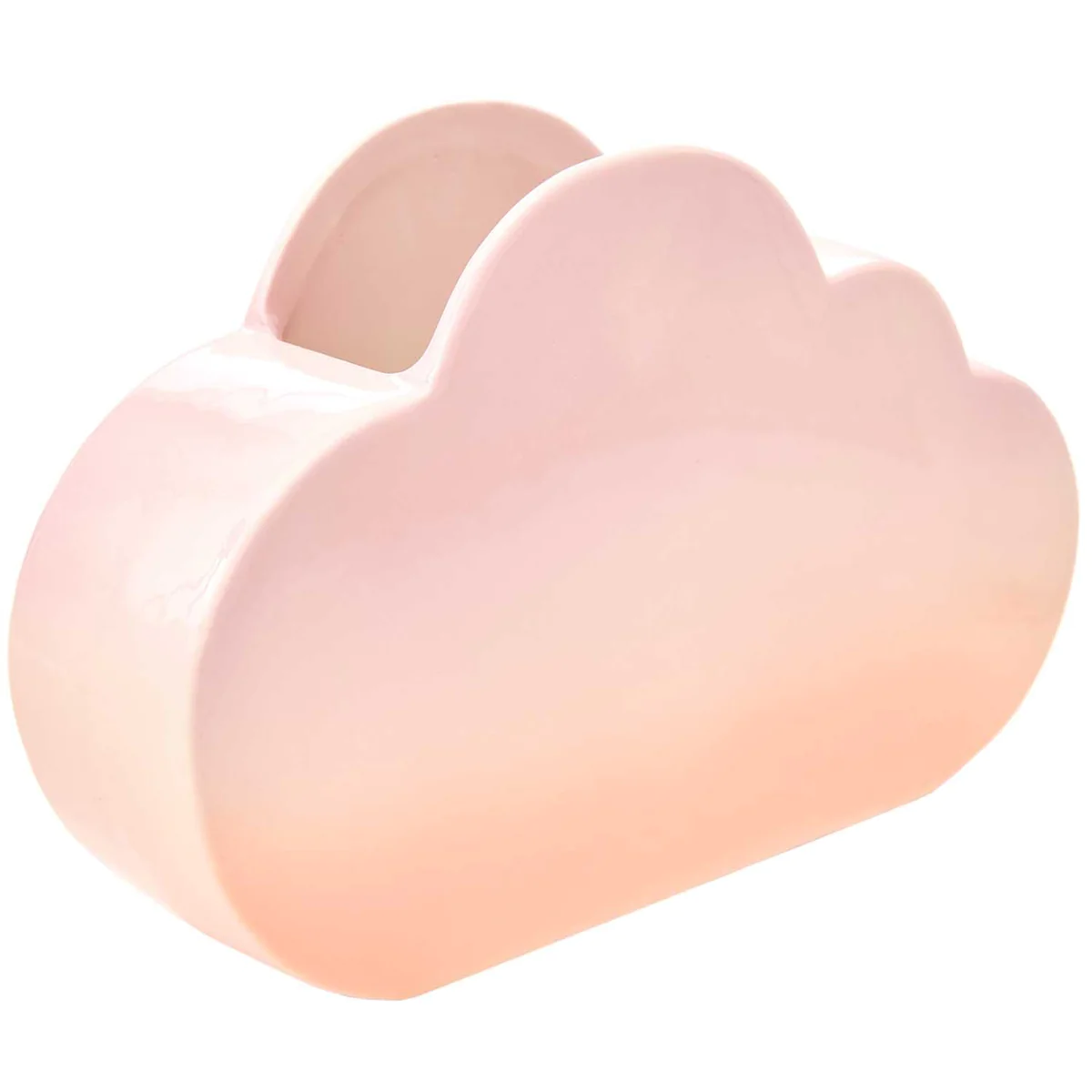 Vase en céramique nuage rose 25 cm Rico Design