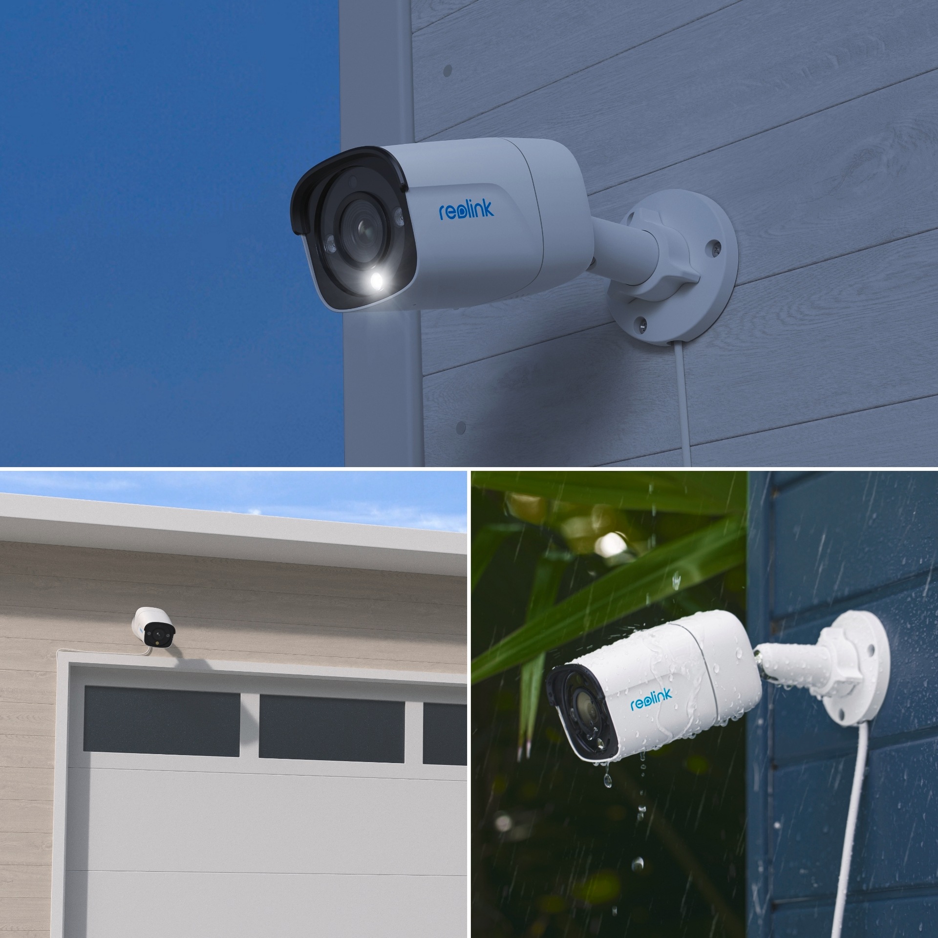 Reolink Überwachungskamera »P340 - 12MP PoE Überwachungskamera Aussen mit farbiger Nachtsicht« Aussenbereich Personen-/Fahrzeug-/Haustiererkennung, Zwei-Wege-Audio, Zeitraffer