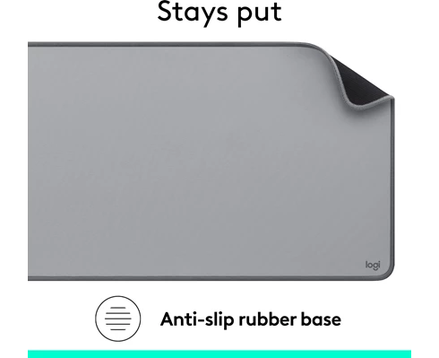 Logitech Desk Mat Studio Series - Mid Grey